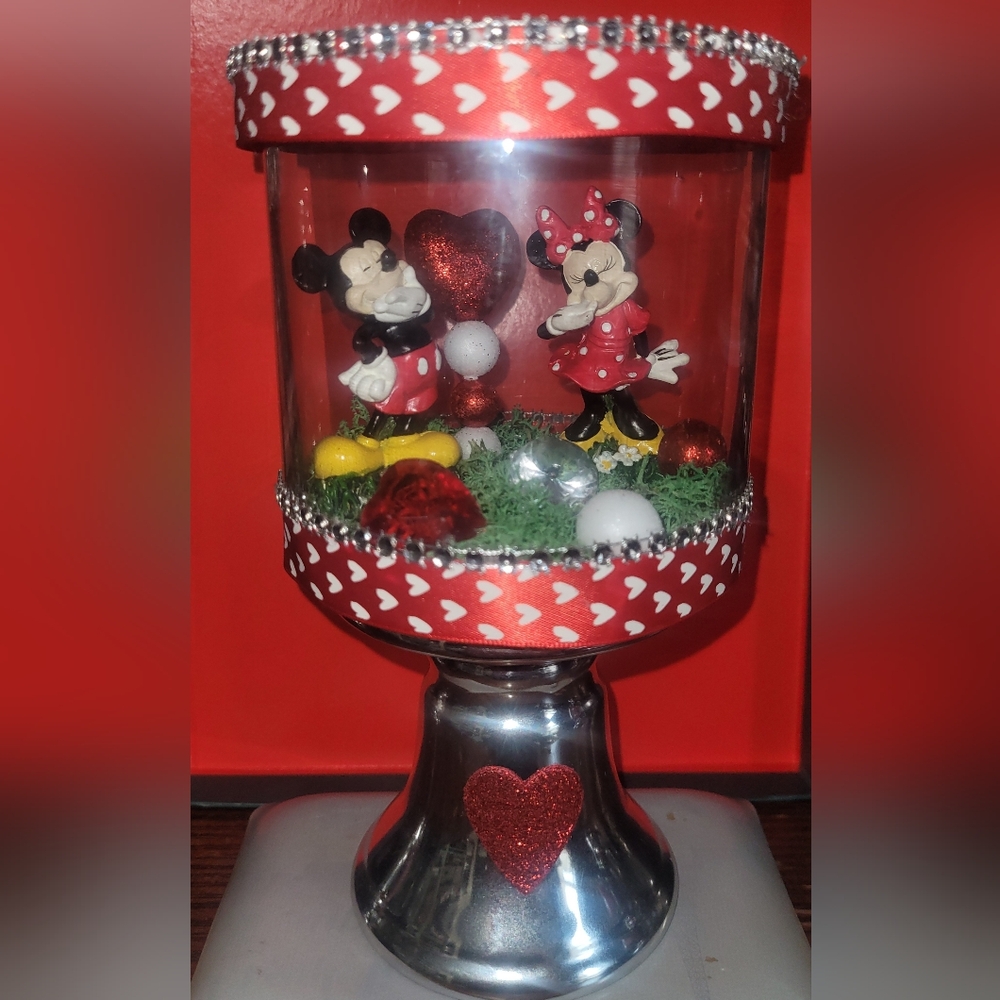 Mickey and minnie 3 wick holder bbw